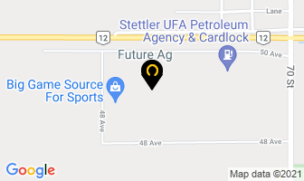 Future Ag Inc in Stettler map