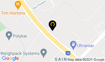 Futurplast Extrusions in Brantford map