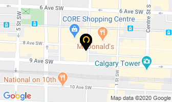 Fyidoctors Bankers Hall in Calgary map