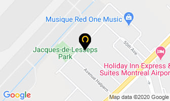G A Printing in Dorval map