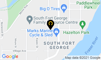 G & E Janitorial in Prince George map
