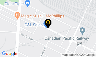 G & L Sales Ltd in Winnipeg map