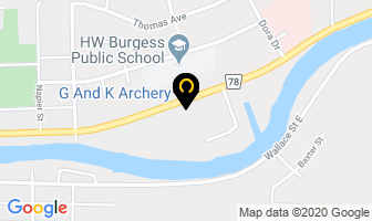 G And K Archery in Chatham-Kent map
