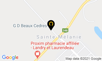 G D Beaux C&egrave;dres in Joliette map