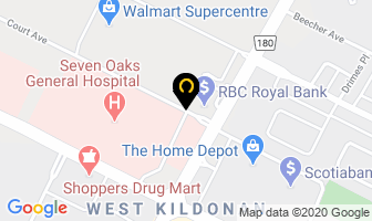 G Dalling - Physician in Winnipeg map