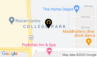 G P R C Childrens Centre in Grande Prairie map
