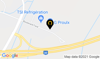 G Proulx Inc in Saint-Hyacinthe map