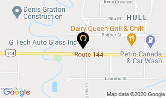 G Tech Auto Glass Inc in Sudbury map