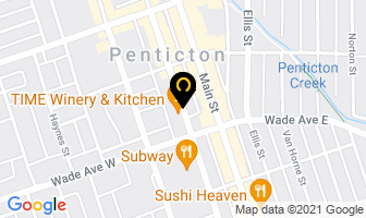 Gables Beer & Wine Store in Penticton map