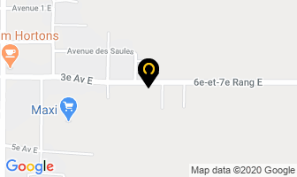 Gabriel Aube Inc in La Sarre map