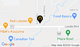 Gagnon Opticians in Sudbury map