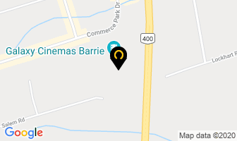 Galaxy Cinemas in Barrie map