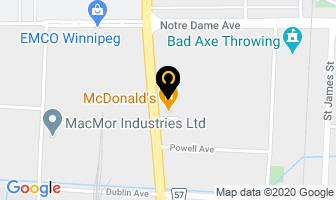 Gale's Wholesale Ltd in Winnipeg map