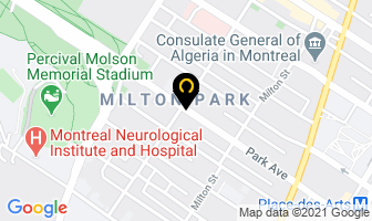 Gamma Dynacare Laboratories in Montreal map