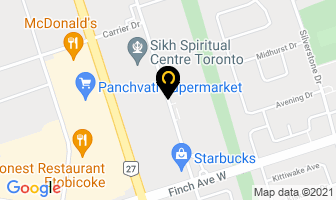 Gandhi Shruti Dr in Etobicoke map
