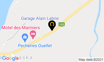 Garage Alain Labrie in Kamouraska map