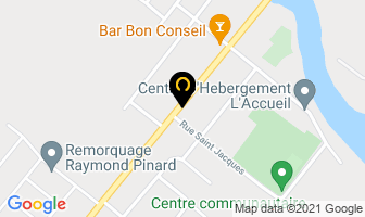 Garage Alain Lemire in Drummondville map