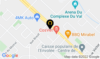 Garage Auto Radio Contact in Mirabel map