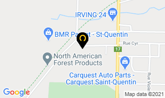 Garage Bertin Bernier Body Shop in Saint-quentin map