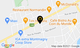 Garage Corriveau in Montmagny map