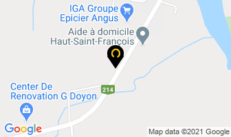 Garage Corriveau Clement in East Angus map