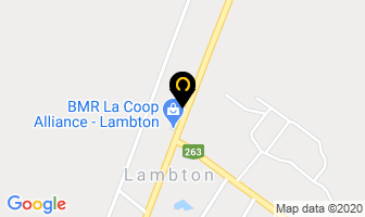 Garage Daniel Gosselin in Lambton map
