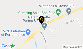 Garage Gerard Matteau in Saint-boniface map