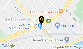 Garage Hebert in Beloeil map