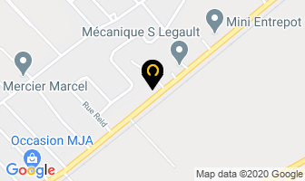 Garage I P in Beauharnois map