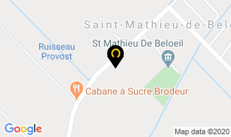 Garage Jean-Guy Loiselle in Saint-mathieu-de-beloeil map