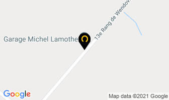 Garage Michel Lamothe in Drummondville map