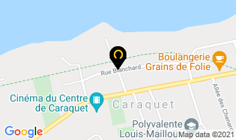 Garage Normand Blanchard in Caraquet map