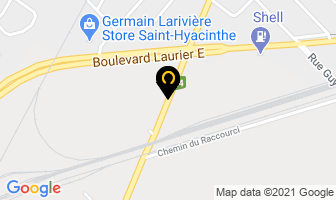 Garage Pelland Inc in Saint-Hyacinthe map