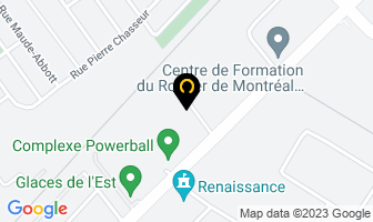 Garage Thunder Tires in Montreal map