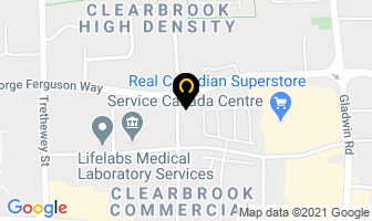 Garden Dental Centre in Timmins map