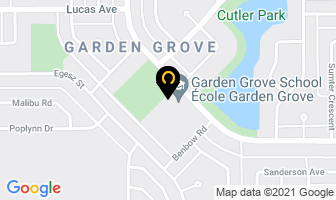 Garden Grove Child Care Program in Winnipeg map