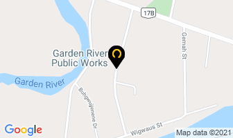 Garden River Public Works in Algoma District map