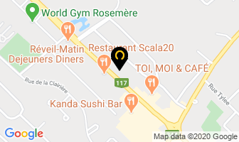 Garderie Les Petits Diamants in Rosemère map