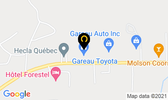 Gareau Toyota in Val-d'Or map