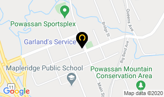 Garland's Service in Powassan map