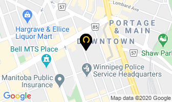 Garrick Hotel in Winnipeg map