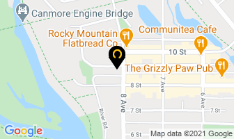 Garth Lyon Mortgage Broker in Canmore map