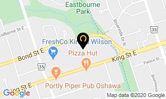 Gary L Brooks Psychotherapist in Oshawa map