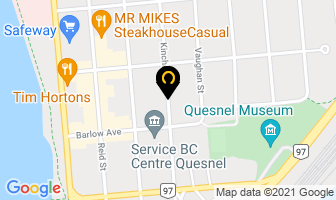 Gary Lilienweiss in Quesnel map