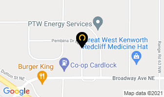 Gas City Vending Ltd in Redcliff map