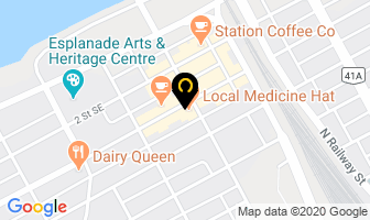 Gaslight Shoes in Medicine Hat map