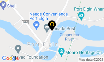 Gaspereau Hardware & More in Port Elgin map