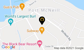 Gate House Community Assn in Port Mcneill map