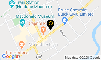 Gates Landing in Middleton map