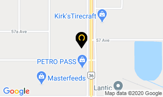 Gateway Livestock Marketing Inc in Taber map